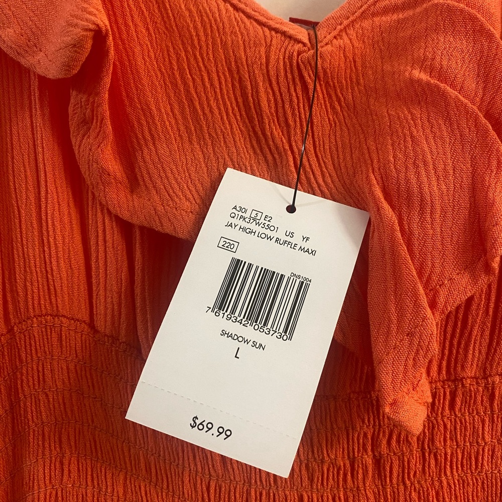 GUESS
Chiffon Ruffle Maxi Dress - Picture 2 of 5